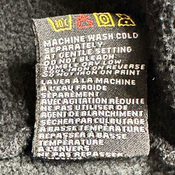 Brunette The Label Pullover Black Sweatshirt Size S/M No Champagne No Gain - Picture 7 of 8